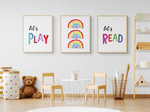 Load image into Gallery viewer, Let&#39;s Play (Framed Playroom Art)
