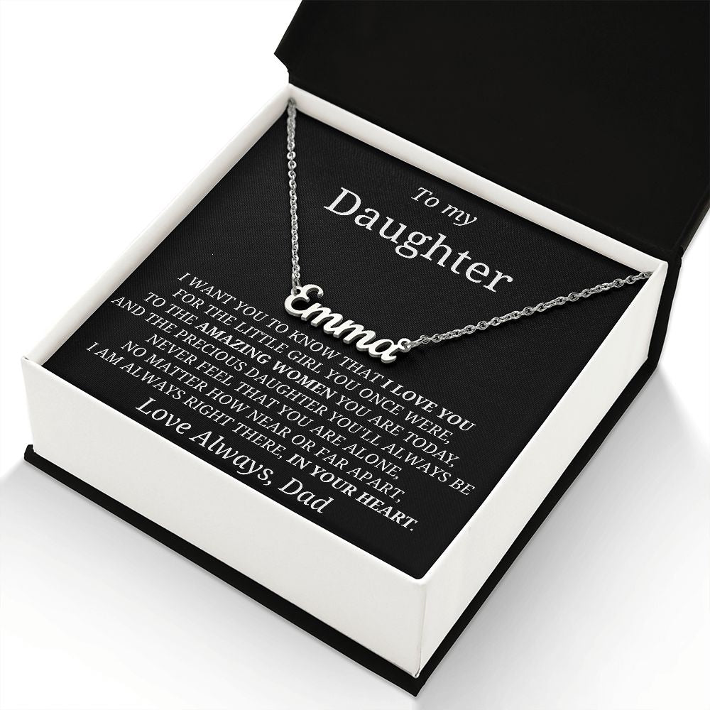 The Isabella Name Plate Necklace
