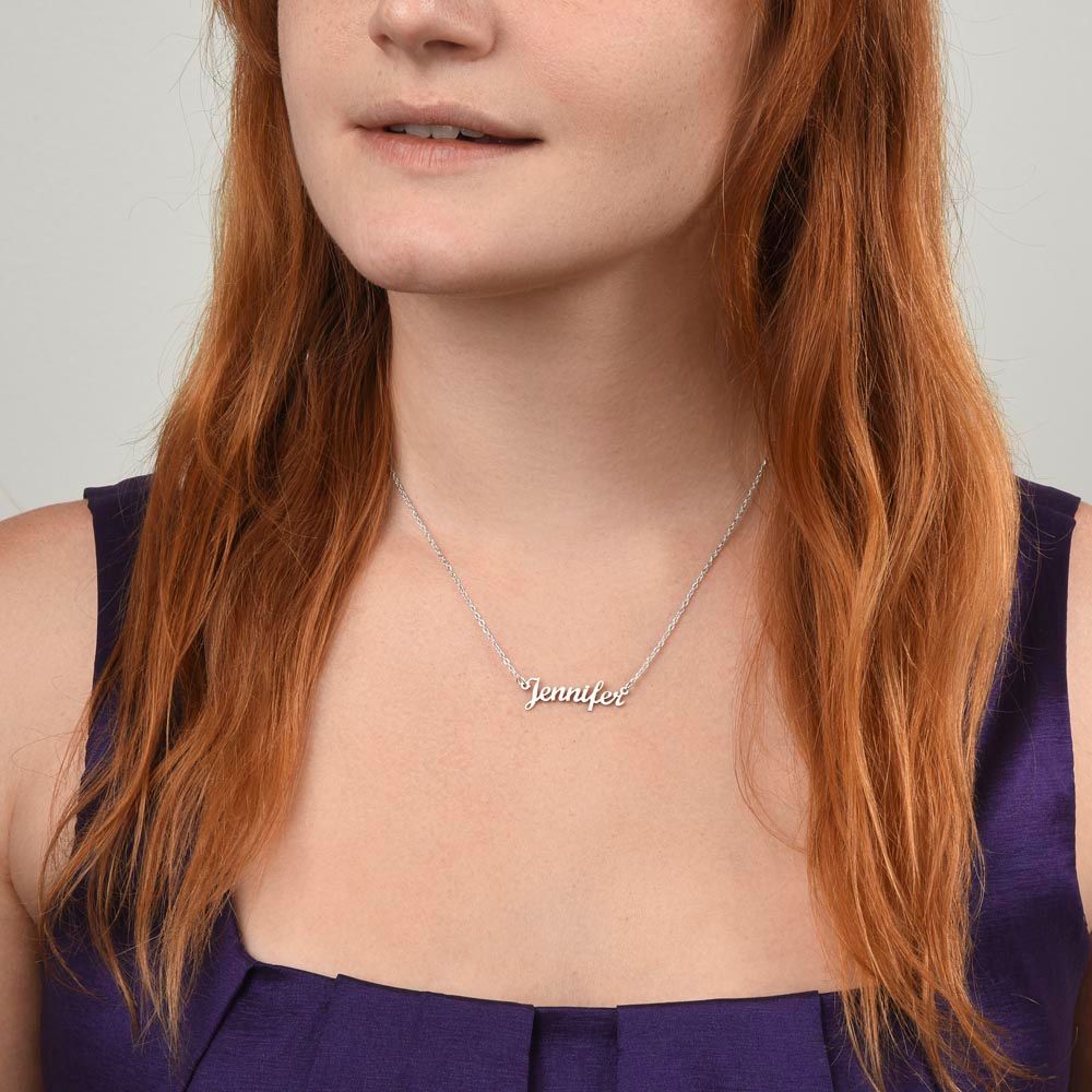 The Isabella Name Plate Necklace